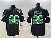 Men's Philadelphia Eagles #26 Saquon Barkley Black 2025 Super Bowl LIX Patch Throwback Vapor Untouchable Limited Stitched Jersey Dzhi,baseball caps,new era cap wholesale,wholesale hats